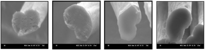 Influence of orientation on ordered microstructure of PAN-based fibers during electron beam irradiation stabilization