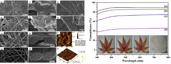 Ultrafine formation of optically transparent polyacrylonitrile/ polyacrylic acid nanofibre fibrils via electrospinning at high relative humidity